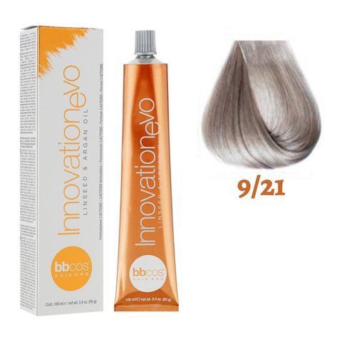 Крем-фарба для волосся BBCos Innovation Evo №9.21 Very Light Purple Blond 100 мл 00-00023166 фото