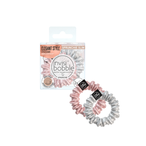 Резинка-браслет Invisibobble Original Sprunchie Slim Bella Chrome 00-00016856 фото