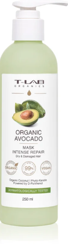 Маска для сухих и поврежденных волос T-LAB Organic Avocado Intense Repair Mask 250 мл 00-00023405 фото