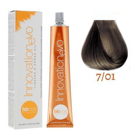 Крем-фарба для волосся BBCos Innovation Evo №7.01 Natural Blonde 100 мл 00-00023133 фото