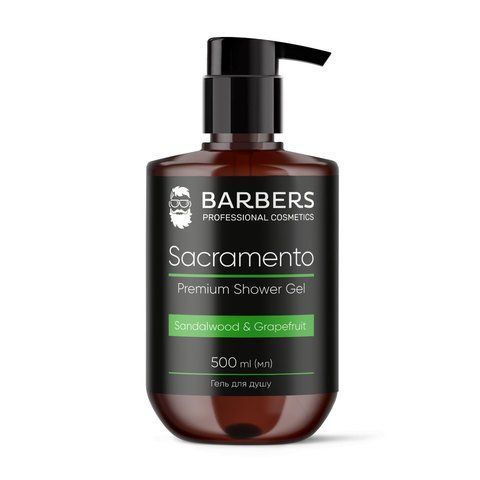 Гель для душа Barbers Sacramento 500 мл 00-00018096 фото