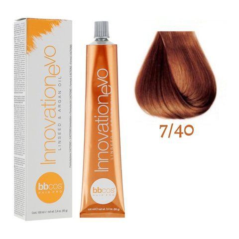 Крем-фарба для волосся BBCos Innovation Evo №7.40 Copper Intensive 100 мл 00-00023140 фото