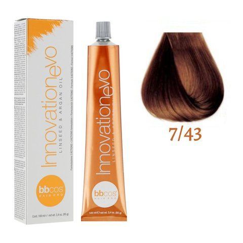 Крем-фарба для волосся BBCos Innovation Evo №7.43 Copper Golden 100 мл 00-00023141 фото