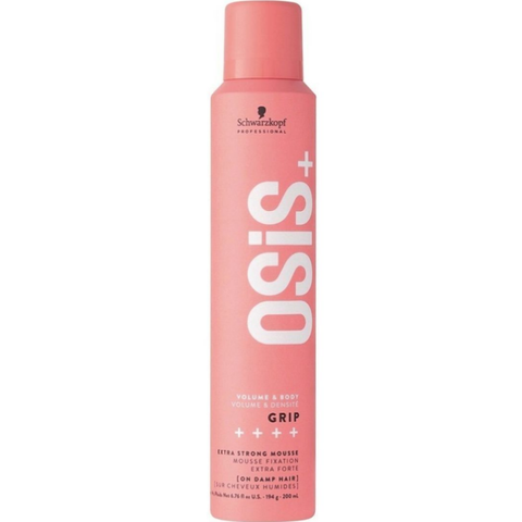 Мус для волосся ультрасильної фіксації Schwarzkopf Osis+ 4 Grip Volume Extreme Hold Mousse 200 мл 00-00026434 фото