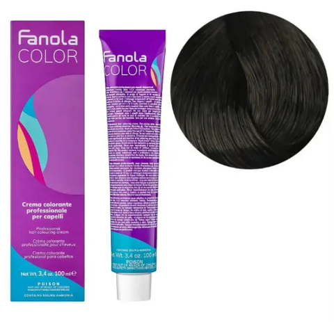 Крем-фарба для волосся Fanola №5/00 Intense light chestnut 100 мл 00-00002976 фото