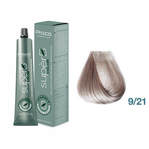 Краска для волос безаммиачная Pro.Color Super B №9.21 Very Light Violet Ash Blond 100 мл 00-00021264 фото