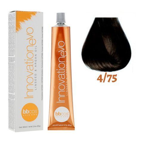 Крем-фарба для волосся BBCos Innovation Evo №4.75 Natural Chocolate Chestnut 100 мл 00-00023343 фото