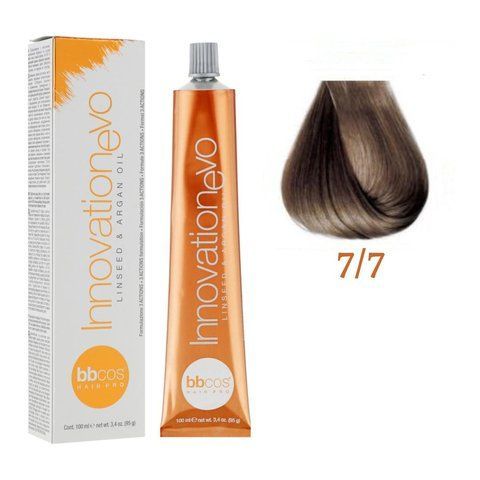 Крем-краска для волос BBCos Innovation Evo №7.7 Beige Blond 100 мл 00-00023147 фото