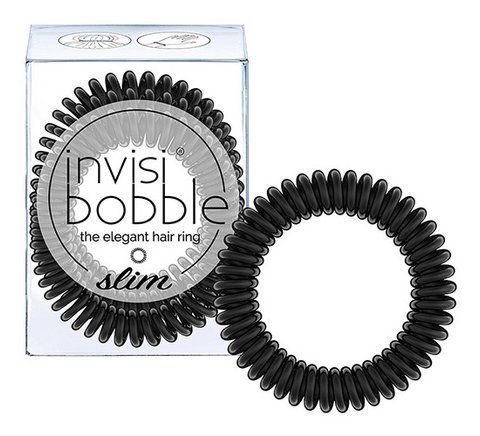 Резинка-браслет Invisibobble Slim Original True Black 00-00012077 фото