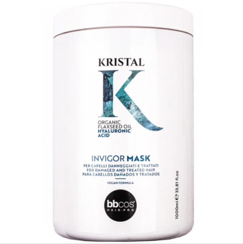 Маска для пошкодженого волосся BBcos Kristal Invigor Mask 1000 мл 00-00026032 фото