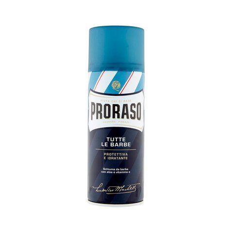Піна для гоління з алое та вітаміном Proraso Blue Line 400 мл 00-00009060 фото