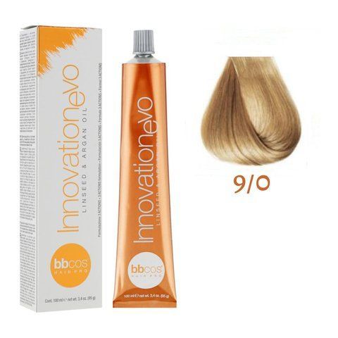 Крем-фарба для волосся BBCos Innovation Evo №9.0 Very Light Blond 100 мл 00-00023162 фото