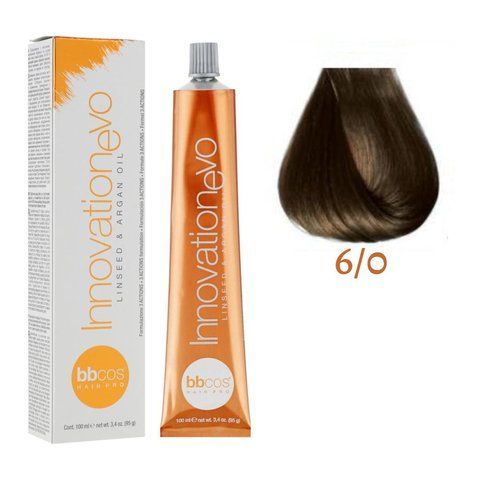 Крем-фарба для волосся BBCos Innovation Evo №6.0 Dark Blond 100 мл 00-00023116 фото