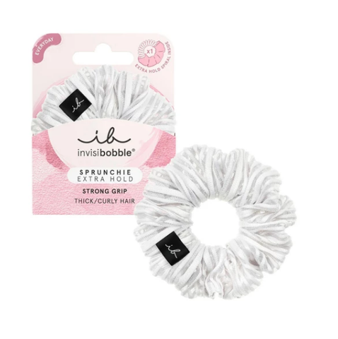 Резинка-браслет для волосся Invisibobble Sprunchie Extra Hold Pure White 00-00024243 фото